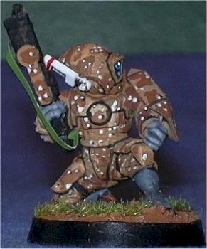 Tau firewarrior in 6-color desert camo by ChazKelley