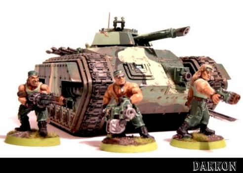 Catachan Infantry with Chimera by Dakkon