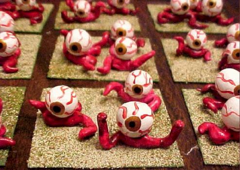Weird Eyeball Army by Laureli