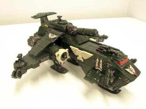 Dark Angels Thunderhawk Gunship by nzanglia