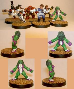 She-Hulk and friends. by Inso
