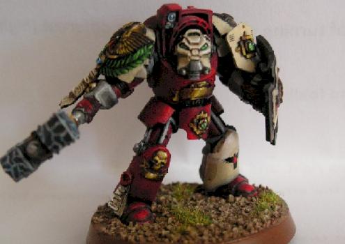 Blood Ravens/Blood Angels Terminator by Nonnac