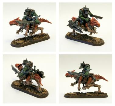 Ork lizard rider by Oreyn