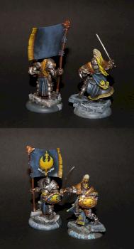 Sword Knights unit attachment (Cygnar) by Meliana AiR