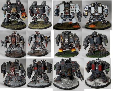 Space WolF Dreadnaughts by Seth Gravert