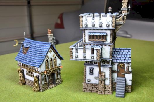 GW Manor House Terrain as two buildings by Gameofthrones