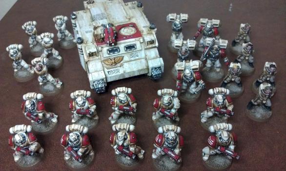 Warhammer 40k Space Marines by noninnervate