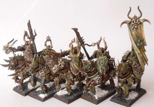 chaos knights of nurgle by Matdub