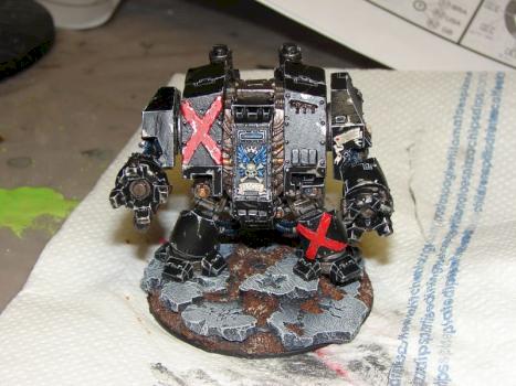 Blood Angels Dreadnought by nzanglia