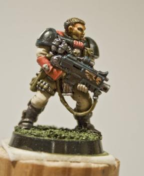 Space Marine Scout by brushlickr