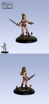 Celtos - Meduinn, Fomorian Siren Leader conversion by Michal