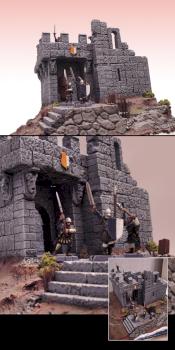 Ruined watch tower by Cab305