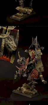 Warhammer Lord of Chaos with Standard by rene