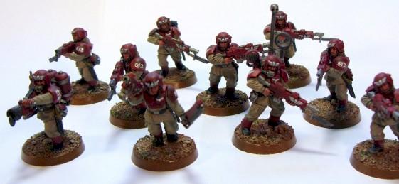 Imperial Guard Troops by Siph