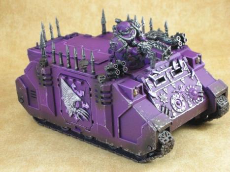 Slaanesh - Emperor's Children Rhino by dogowar6798