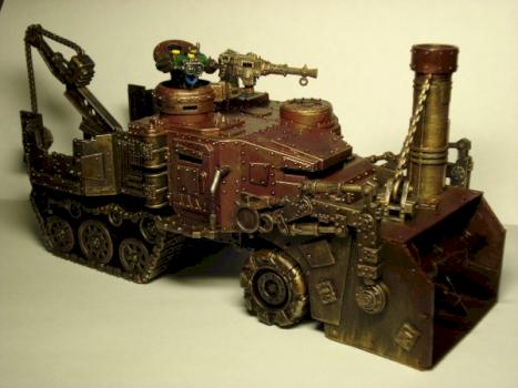 Battlewagon Deffrolla by Theambit