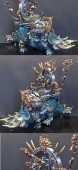 Lizardmen stegadon by Aliaume