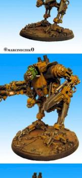 Orks Deff dread / Dreadnought by marcineczek0
