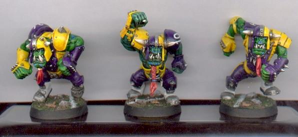 coureurs orques blood bowl by sgt poppits