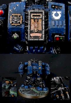 Space Marine Dreadnought by tachitachi