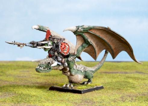 Ork Warboss on Wyvern by the colonel