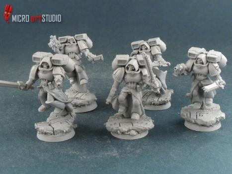 Blood Angels Death Company Squad by vandoc