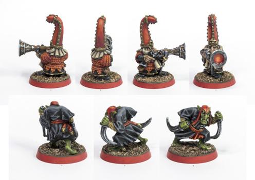 Blood bowl Chaos Dwarf Star players by Jude