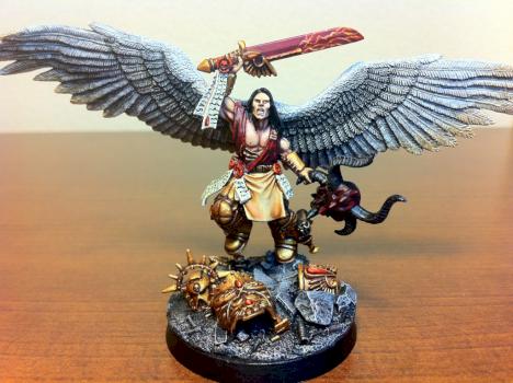 Sanguinius, Primarch of the Blood Angels by kevinholcomb