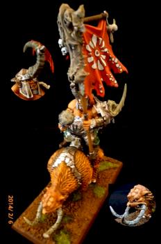 Ogre Kingdom Mournfang Cavalery by darkpegasusmini