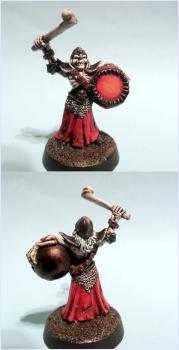 Skeleton drummer by Thordis