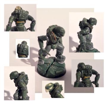 Alien Hybrid Concept  ( Genestealer Cult ) by trenchfoot