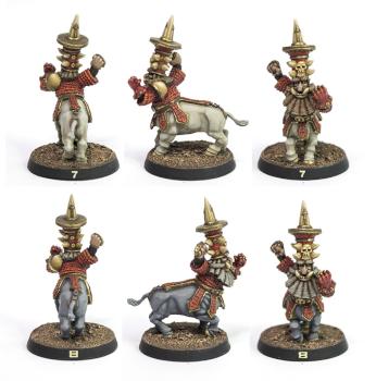 Blood bowl Chaos Dwarf Bull centaurs by Jude