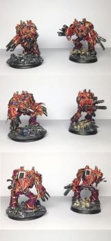 Chaos Space Marines Obliterators of Slaanesh by Mens Paints Studio