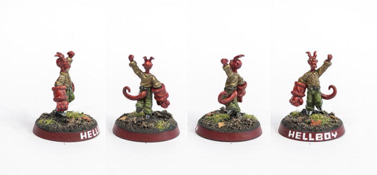 Hellboy Blood bowl mini by Jude