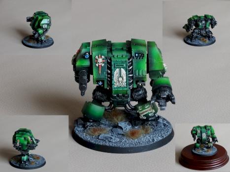Dark Angels Dreadnought by kharn123