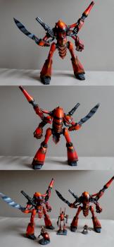 Eldar Knight Titan, Armorcast 1 of 2 by kharn123