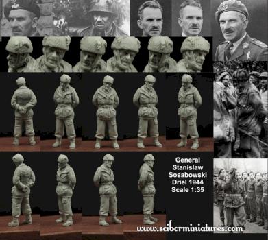 General Stanislaw Sosabowski 1:35 scale by Scibor