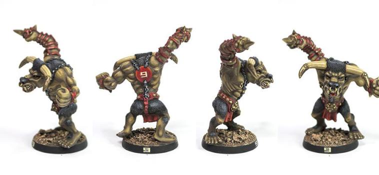 Blood bowl Chaos Dwarf Minotaur by Jude