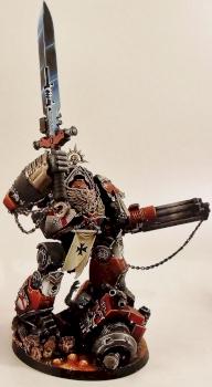 Black Templars Contemptor Dreadnought by abdaloser
