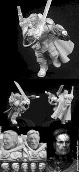 Sgt Lucas Bastonne by Ghost Miniatures