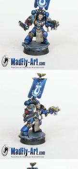 Ultramarine Captain Titus by MadFlyArtStudio