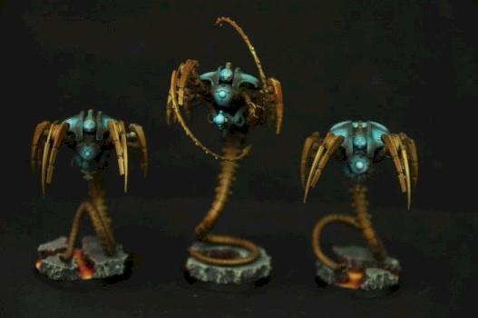 Necrons Wraiths by tattooman