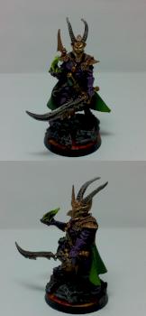 Dark Eldar Archon by Wing
