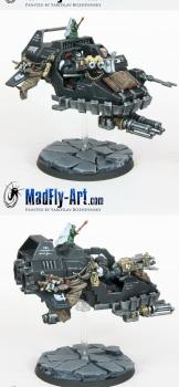 Master of the Ravenwing Landspeeder by MadFlyArtStudio