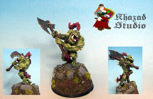 Savage Orc Big Boss by Emilys Miniatures