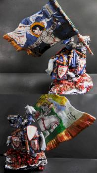 Warhammer Knight of Joan of Arc ( Standard Bearer) by tinman755