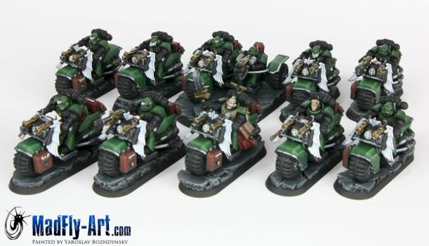 Disciples of Caliban Bike Force by MadFlyArtStudio