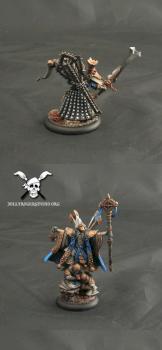 Protectorate of Menoth Warcasters by Jolly Roger Studio