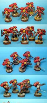 Blood Angels Assault Squad by jdteixeira