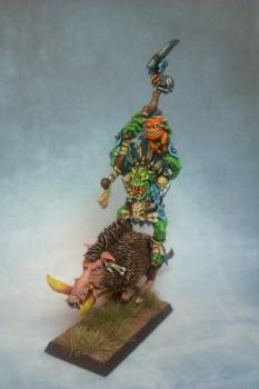 Savage Orc Great Shaman on War Boar by Urithair